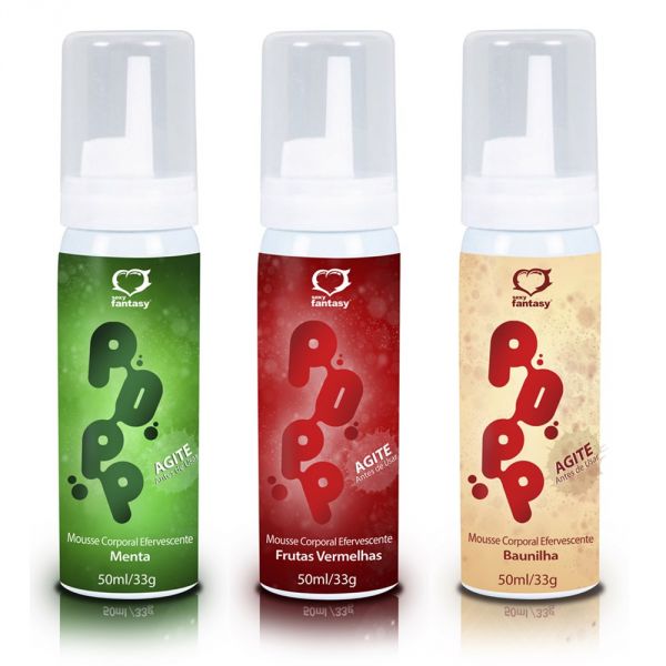 Mousse Pop Corporal Efervescente 50ml Sexy Fantasy  SENSUAL