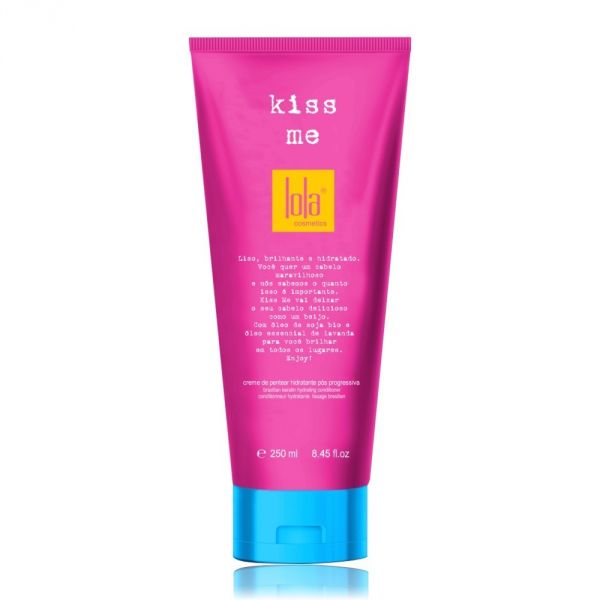 KISS ME Creme de Pentear Lola Pós Progressiva Cabelos Lisos 250ml