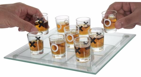 Jogo da Velha copos drinks 10 pcs