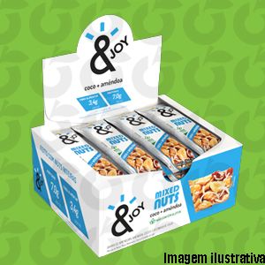 Barra Mixed Nuts Coco e Amêndoa 12x30g Agtal