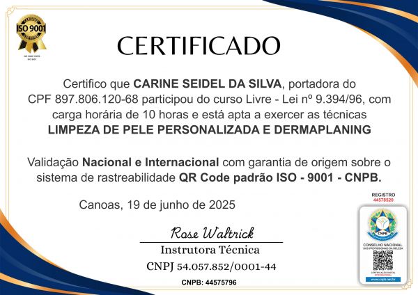 CARINE SEIDEL DA SILVA