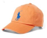 ACMK03- Boné Polo Ralph Lauren Big Ponei Laranja Westport (8-20)