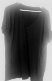 Blusa preta nova zinzane GG