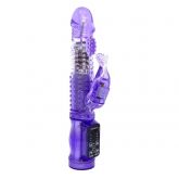 VIBRADOR 20X6 CM SLIM LIVE PASSION WAVE JACK RABBIT 12 VELOCIDADE MISS COLLECTION