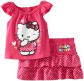 Conjunto camisa e shorts da Hello Kitty