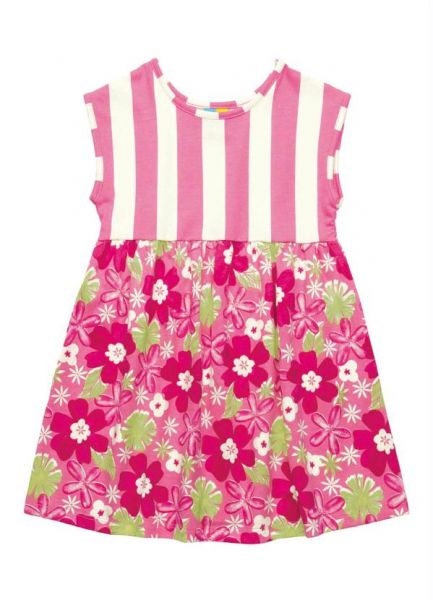 Vestido Flores Rosa