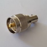 Conector UHF Macho para BNC Fêmea