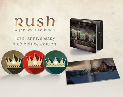 Rush - A Farewell to Kings (40th Anniversary Edition: Digipak 03 Cd's - Lacrado)