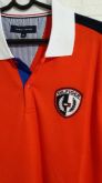 Camisa Polo Tommy Hilfiger Laranja com Escudo - Réplica - Lançamento
