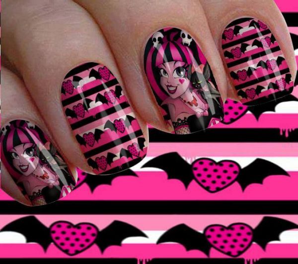 Películas e Adesivos para Unhas Mod.Caveira Cód.BC-005