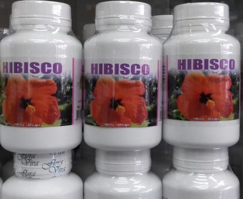 Hibisco 500mg kit 03 frascos c/60 capsulas