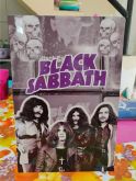 Plaquinha de Metal Black Sabbath