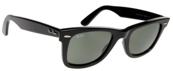 Óculos De Sol Ray Ban Acetato RB2140 Wayfarer Preto Brilho