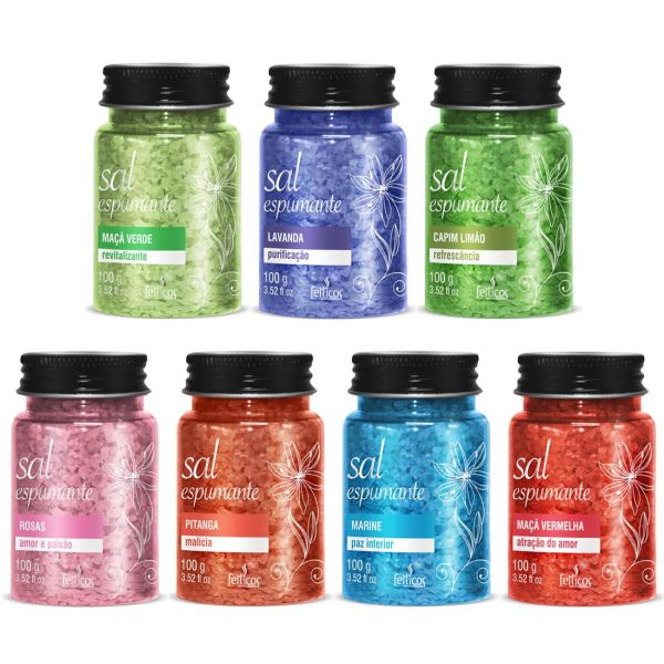Sais Espumantes Aromáticos 100gr Feitiços