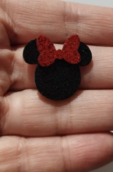 Minnie Laço Vermelho (60 Adesivos)