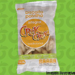 Biscoito Polvilho Tradicional 50g Crek Crek