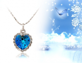 Colar Italina De Cristal Swarovski Banhado a Ouro 18k Cod 37.