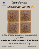 Sabonete Artesanal - Chama da Canela