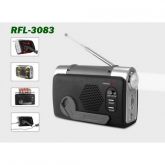 Radio Portatil Powerpack Rfl-3083 Carg/lanterna
