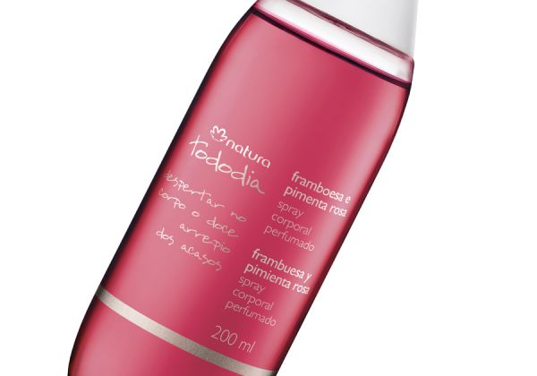 Desodorante Colônia Spray Corporal Perfumado Feminino Tododia Framboesa e Pimenta Rosa - 200ml