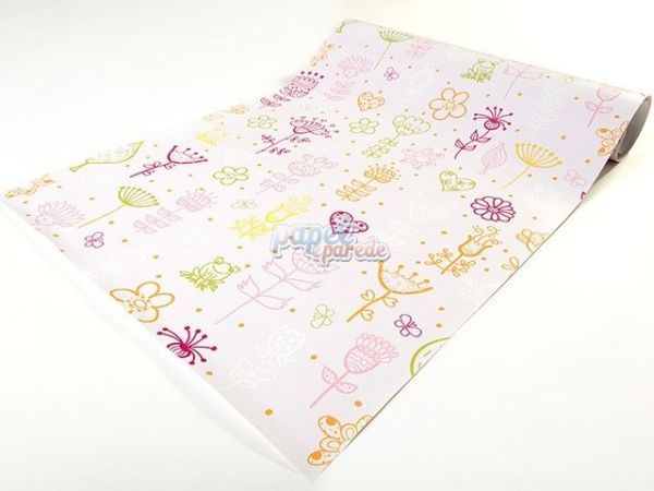 papel-de-parede-em-tons-claros-rosa-amarelo-verde-e-laranja-bebe-MODELO 05
