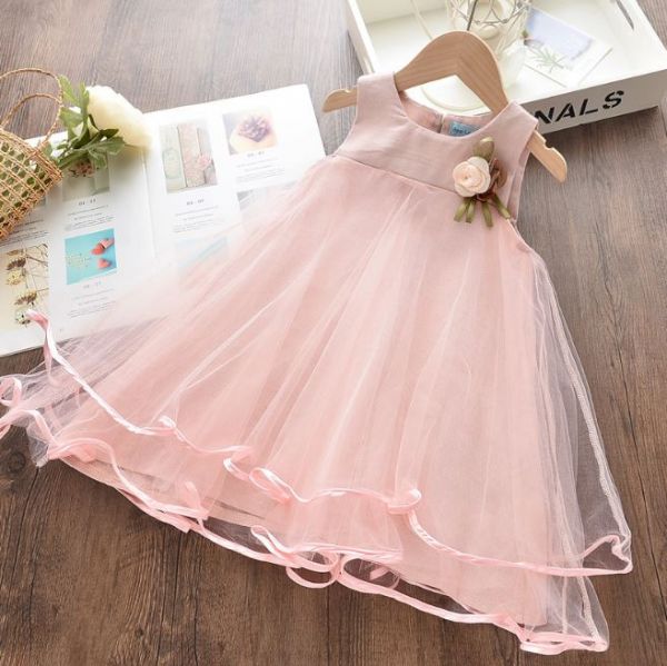Vestido Infantil Sem Mangas