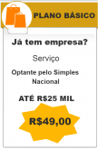 Plano Básico A - Serviço[Simples Nacional]Até 25Mil