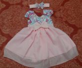 Vestido Rosa ( Borboletas )