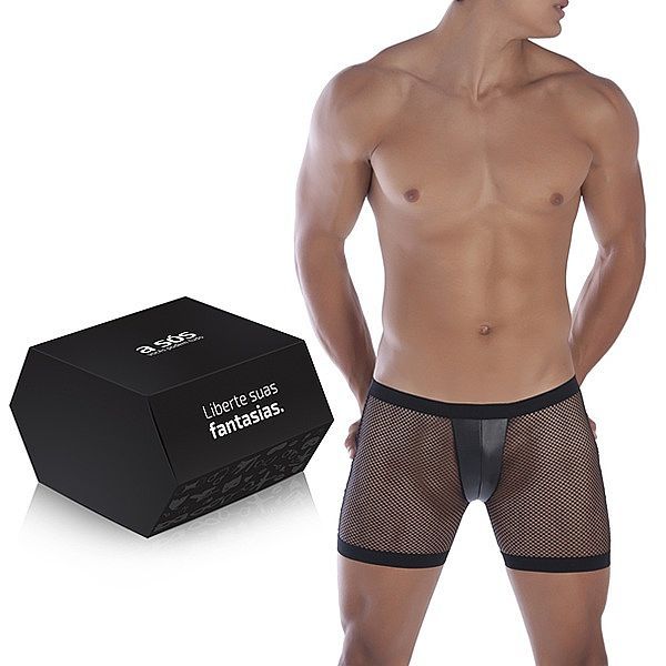 Cueca Sexy Box Teen Black
