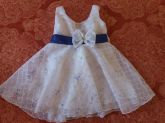 Vestido Flores Azuis