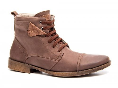 BOTA MASCULINA BLUEBERRY LOW RIDER - CAFÉ - 4143D