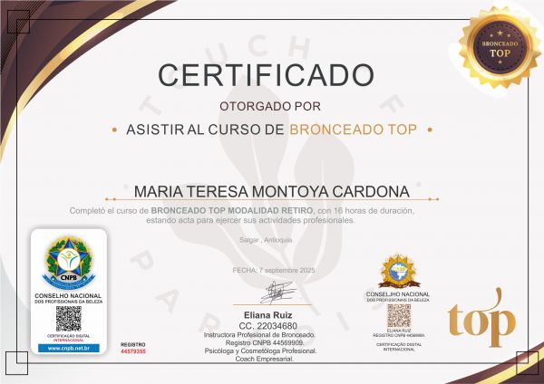 MARIA TERESA MONTOYA CARDONA