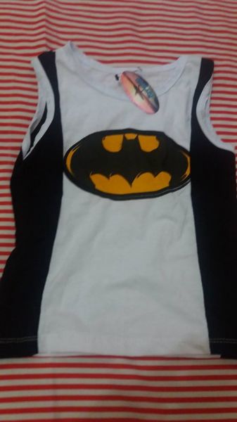 Camiseta Nova M para criança de 3 a 4 anos Batman