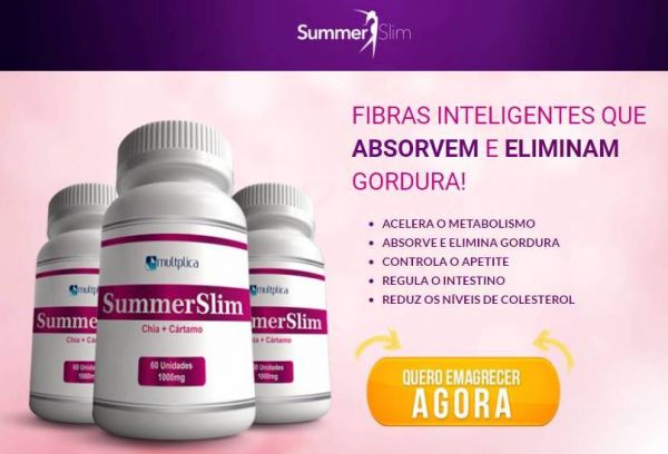 SUMMER SLIM  -  FIBRAS INTELIGENTES QUE ABSORVEM E ELIMINAM GORDURA!