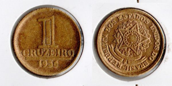 BX255/1 - 1 Cruzeiro 1956