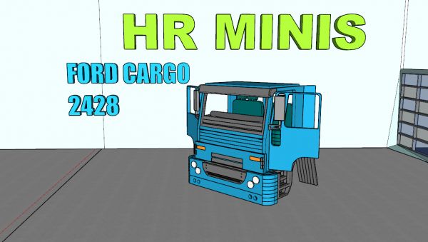 Cabina Ford Cargo 2428 MDF