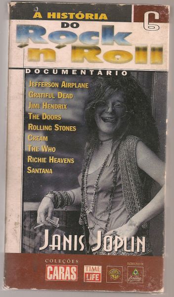 Fita VHS - A História Do Rock N' Roll Janis Joplin