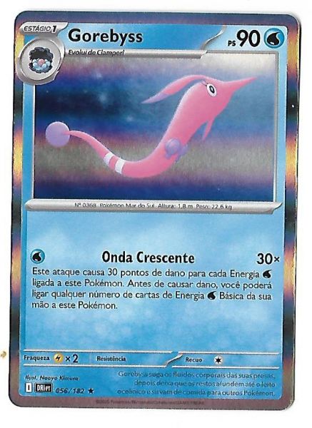 Pokemon Gorebyss Holofoil Escarlate e Violeta Rivais Predestinados