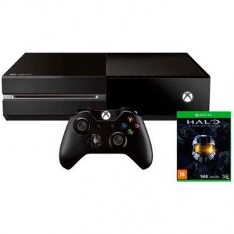 Console Microsoft Xbox One 500GB Jogo Halo Master Chief Collection 5C6-00077