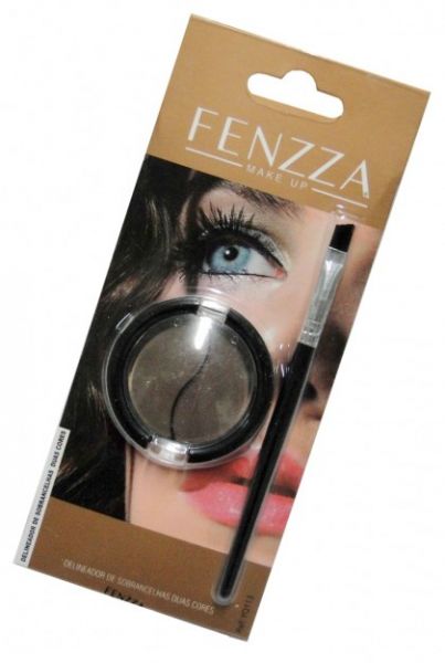 Delineador de Sobrancelhas Duo com Moldes e Aplicador fenzza