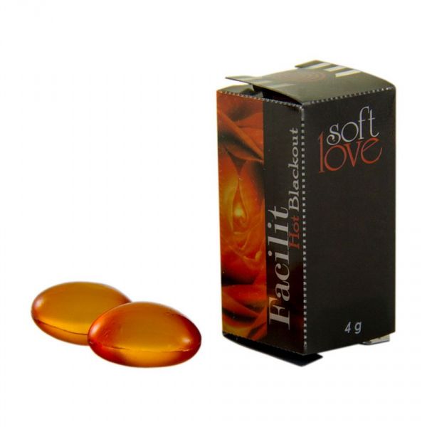 Bolinha Funcional para Sexo Anal Facilit Hot Blackout 2 unid.