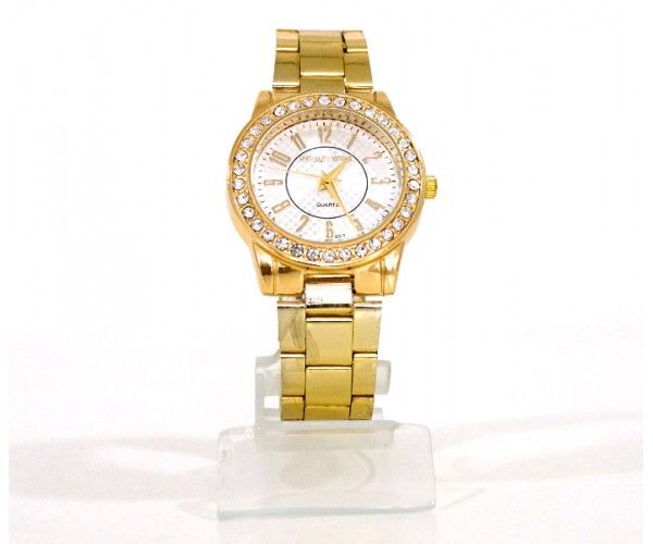 Relógio Feminino Michael Kors Ouro com Strass