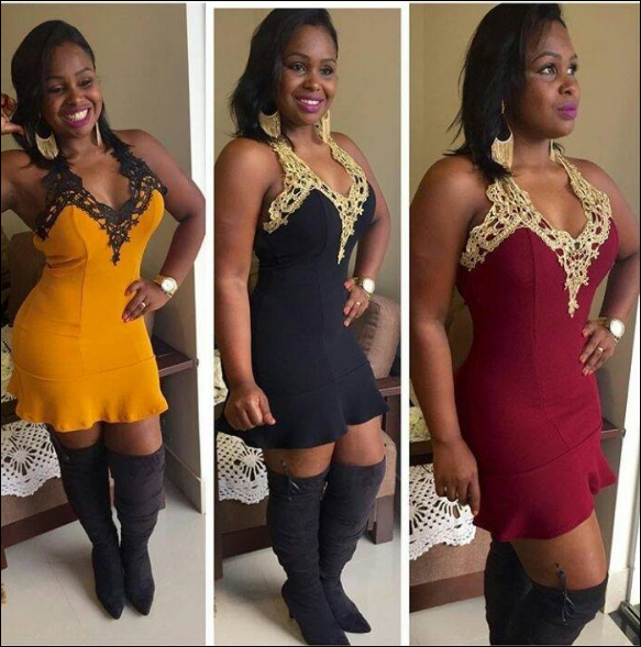 Vestido em guipir