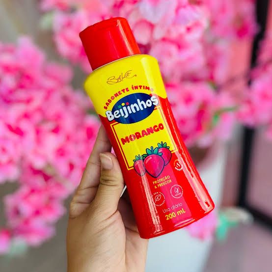 SABONETE ÍNTIMO BEIJINHOS MORANGO 200ML