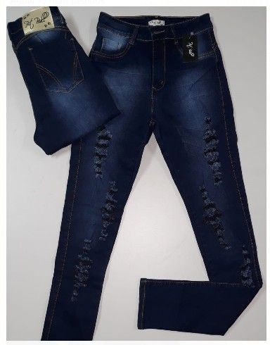 10 PCS - CALÇA JEANS KIT COM FEMININAS E/OU MASCULINAS