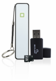 Kit Power Bank + Pendrive + Cartão de Memória 8Gb
