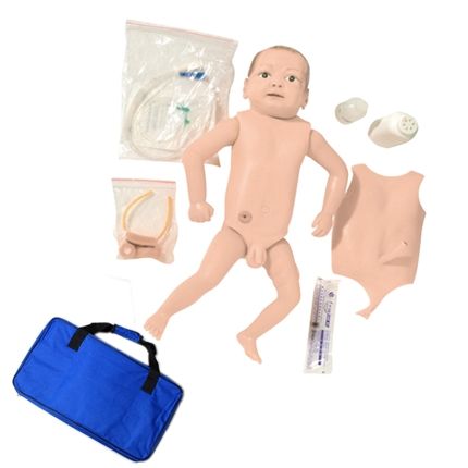 Manequim Bebê Bissexual c/ Órgãos Internos P/ Treino de Enfermagem-CS/AT/TZJ-0503