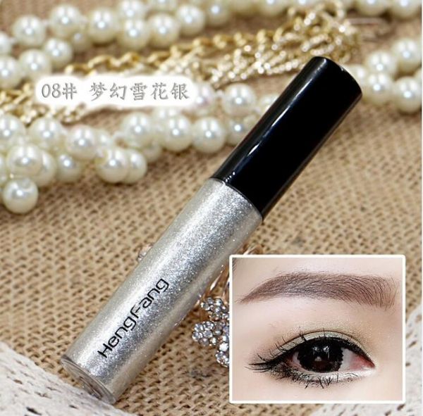Delineador líquido Glitter Prata