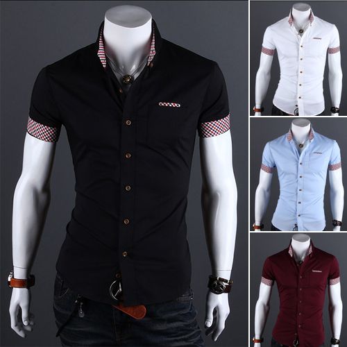 Camisa de manga curta homens - importada