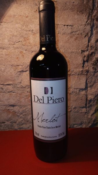 Vinho Merlot Del Piero 750 ml